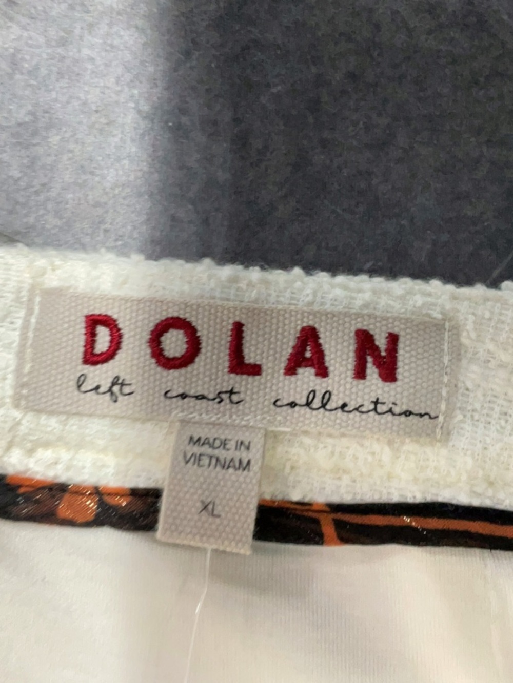 Anthropologie Dolan Left Coast Embroidered Mini Skirt Cream Scalloped Hem XL NWT - Picture 4 of 5